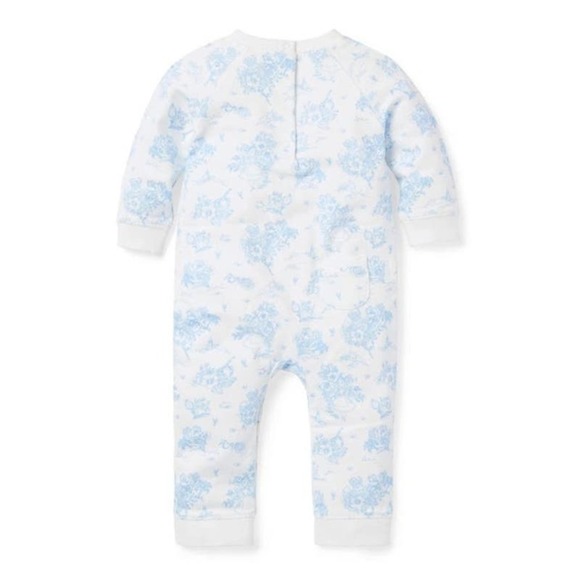 NWT Janie & Jack Alice in Wonderland One Piece Blue White Baby Girl 0-3 Months - Picture 1 of 5